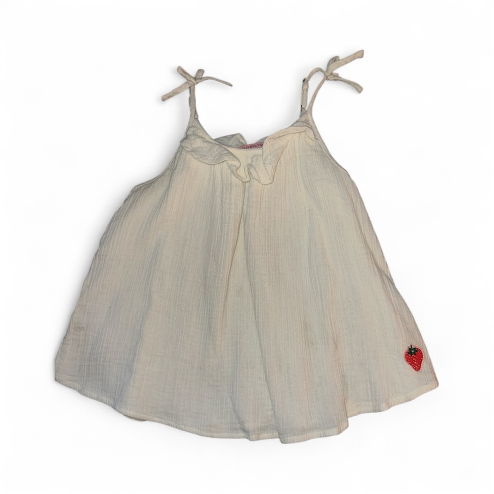 Scotch & Soda Cream Camisole with Strawberry Detail